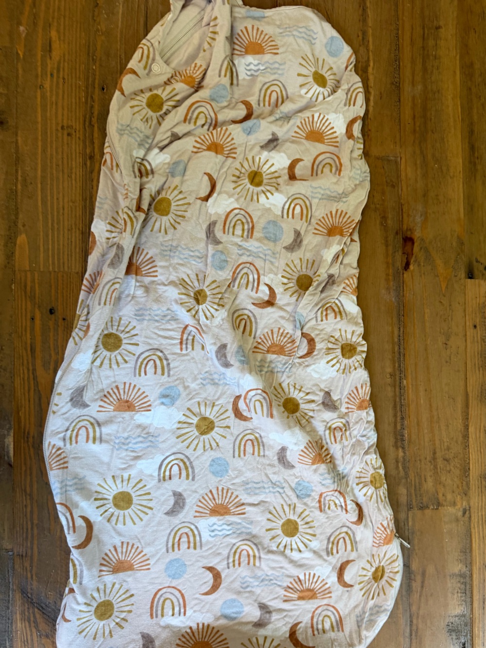 Little Sleepies Sleepsack in suns and rainbows